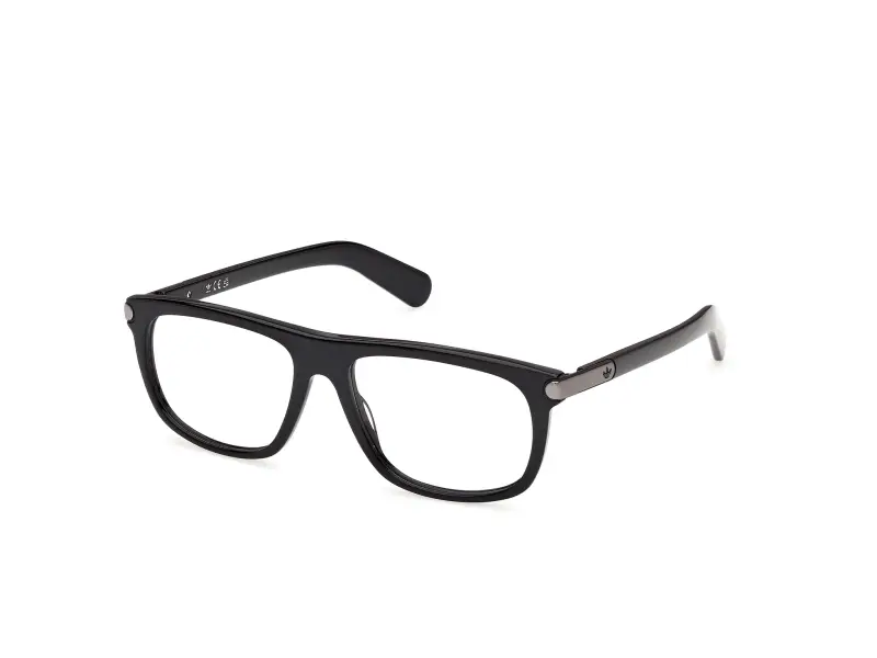 Unisex Adidas Sport OR5142 001 Montature da vista Acetato Nero Squadrata Normale