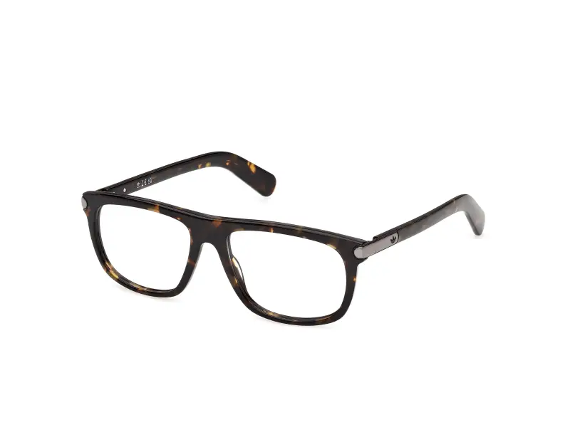 Unisex Adidas Sport OR5142 052 Montature da vista Acetato Havana Squadrata Normale