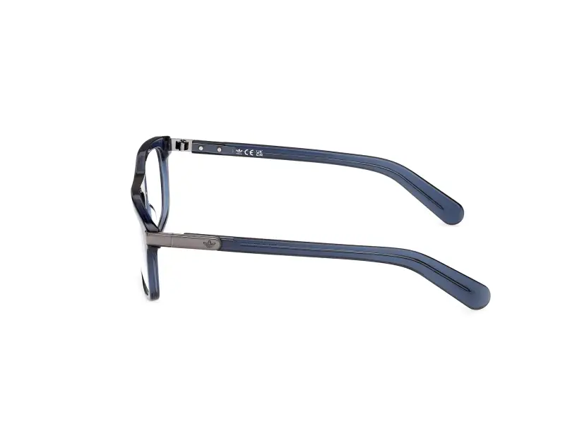 Unisex Adidas Sport OR5142 090 Montature da vista Acetato Blu Squadrata Normale miniatura 3