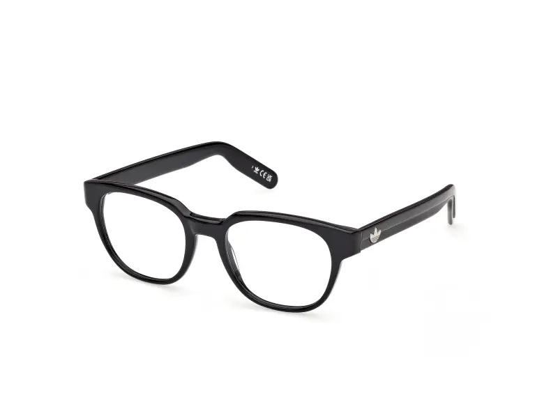 Unisex Adidas Sport OR5147 001 Montature da vista Acetato Nero Geometrica Normale