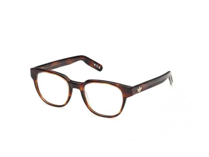 Unisex Adidas Sport OR5147 052 Montature da vista Acetato Havana Geometrica Normale