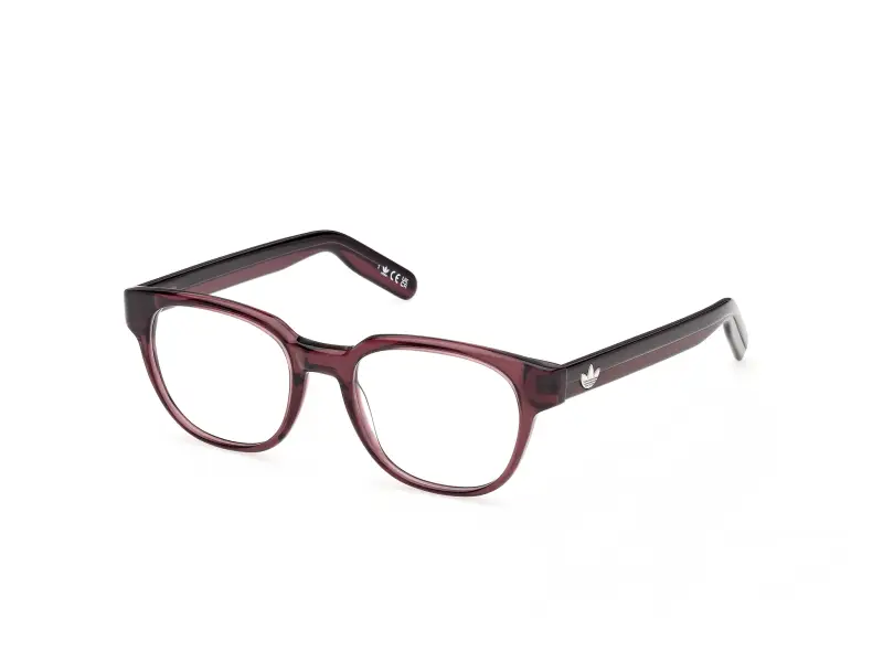 Unisex Adidas Sport OR5147 069 Montature da vista Acetato Bordeaux Geometrica Normale