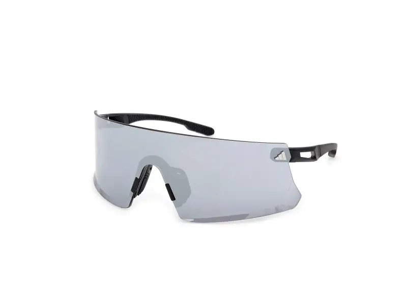 Unisex SP0090 ADIDAS DUNAMIS 02C Occhiali da sole Iniettato Nero Fumo Maschera Normale