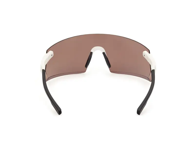 Adidas Sport Unisex SP0090 ADIDAS DUNAMIS 21G Occhiali da sole Iniettato Bianco Marrone Maschera Normale miniatura 3