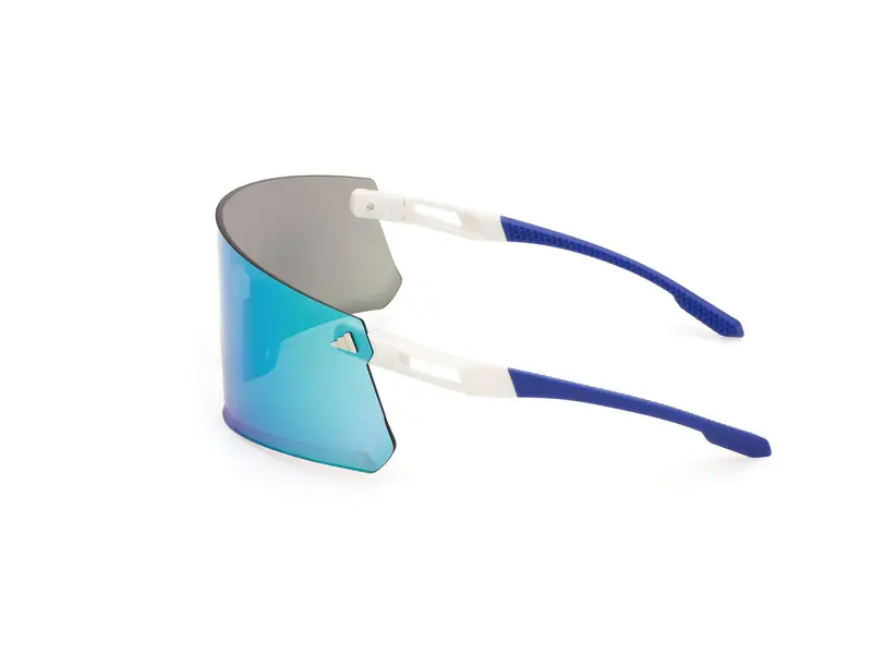 Adidas Sport Unisex SP0090 ADIDAS DUNAMIS 21Q Occhiali da sole Iniettato Bianco Verde Maschera Normale miniatura 2