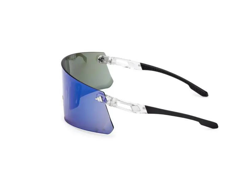 Unisex SP0090 ADIDAS DUNAMIS 26X Occhiali da sole Iniettato Trasparente Blu Maschera Normale miniatura 3