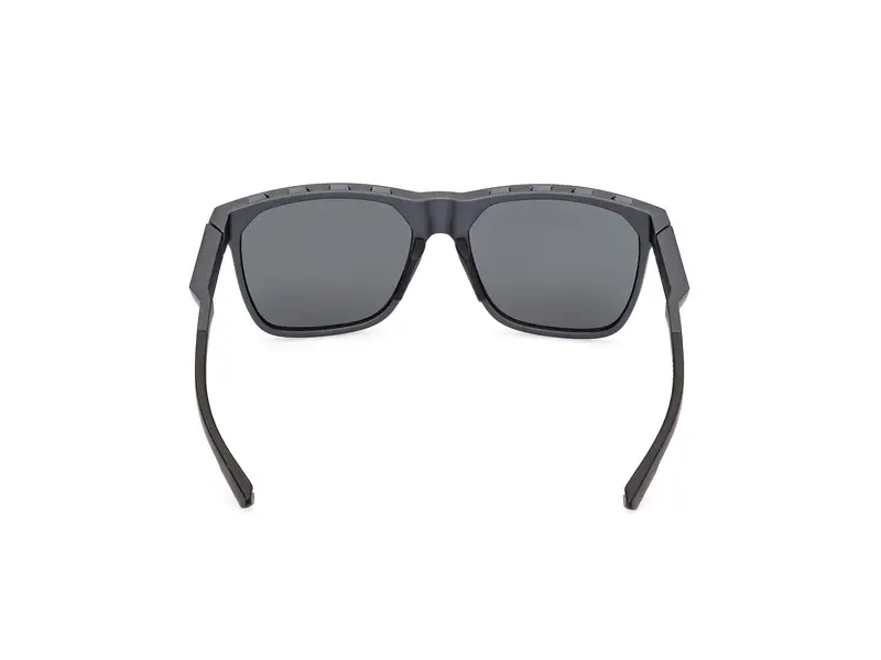 Adidas Sport Unisex SP0091 02D Occhiali da sole Iniettato Nero Fumo Squadrata Polarizzata miniatura 3