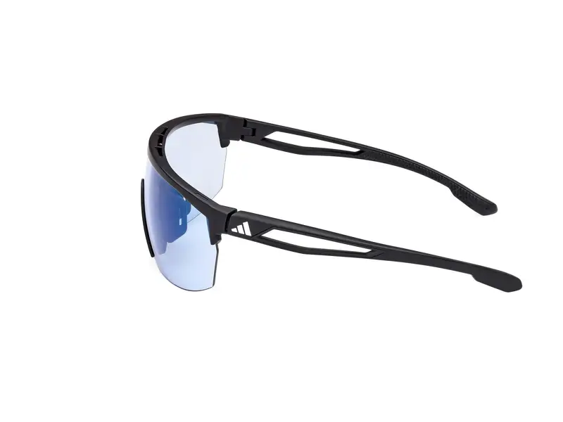 Adidas Sport Unisex SP0099 02X Occhiali da sole Iniettato Nero Blu Maschera Fotocromatiche miniatura 2