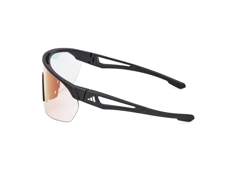 Adidas Sport Unisex SP0103 ADIDAS ANEMO 02L Occhiali da sole Iniettato Nero Marrone Maschera Fotocromatiche miniatura 2