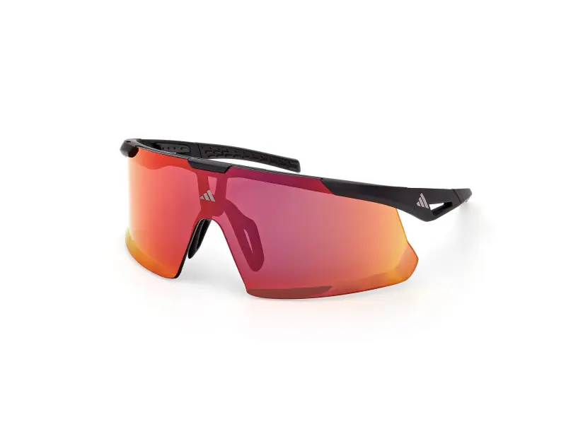 Unisex SP0106 ADIDAS DUNAMIS EVO 02L Occhiali da sole Iniettato Nero Roviex Maschera Normale