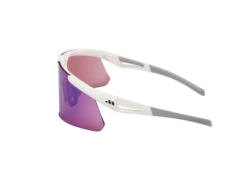 Unisex SP0106 ADIDAS DUNAMIS EVO 21Z Occhiali da sole Iniettato Bianco Viola Maschera Normale miniatura 3