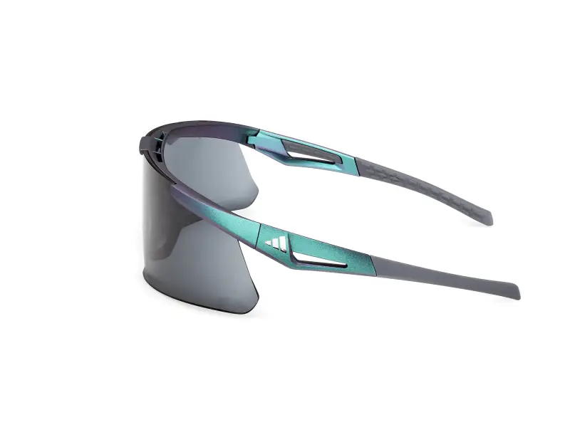 Unisex SP0106 ADIDAS DUNAMIS EVO 97A Occhiali da sole Iniettato Verde Fumo Maschera Normale miniatura 3