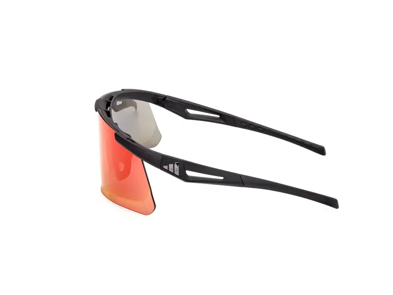 Unisex SP0107 ADIDAS DUNAMIS EVO-S 02L Occhiali da sole Iniettato Nero Roviex Maschera Normale miniatura 3