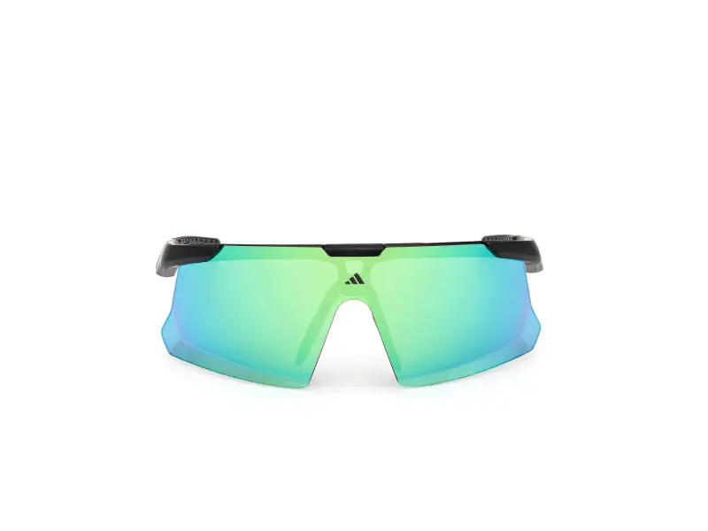 Unisex SP0107 ADIDAS DUNAMIS EVO-S 02Q Occhiali da sole Iniettato Nero Verde Maschera Normale miniatura 2