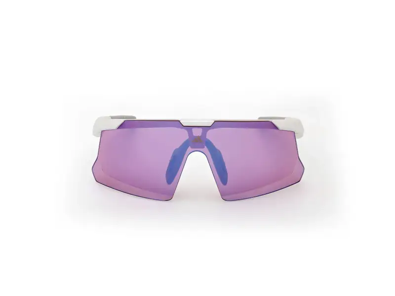 Unisex SP0107 ADIDAS DUNAMIS EVO-S 21Z Occhiali da sole Iniettato Bianco Viola Maschera Normale miniatura 2