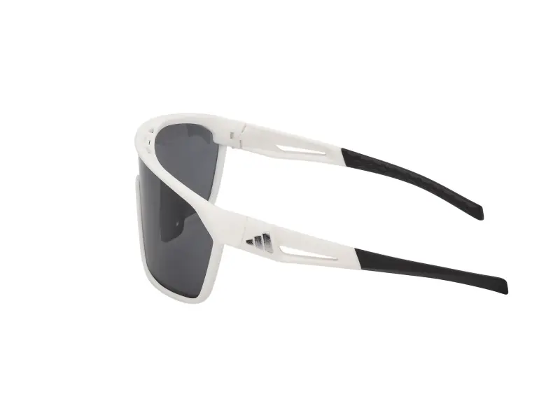 Unisex SP0108 21A Occhiali da sole Iniettato Bianco Fumo Maschera Normale miniatura 3