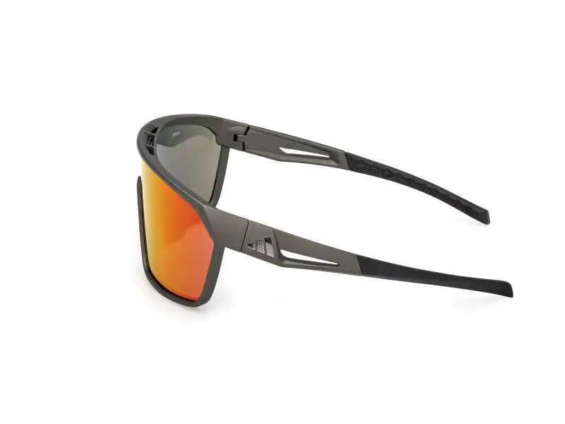 Unisex SP0108 97L Occhiali da sole Iniettato Verde Roviex Maschera Normale miniatura 3