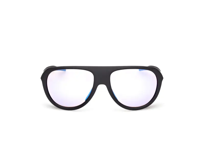 Unisex SP0110 02X Occhiali da sole Iniettato Nero Blu Pilot Fotocromatiche miniatura 2