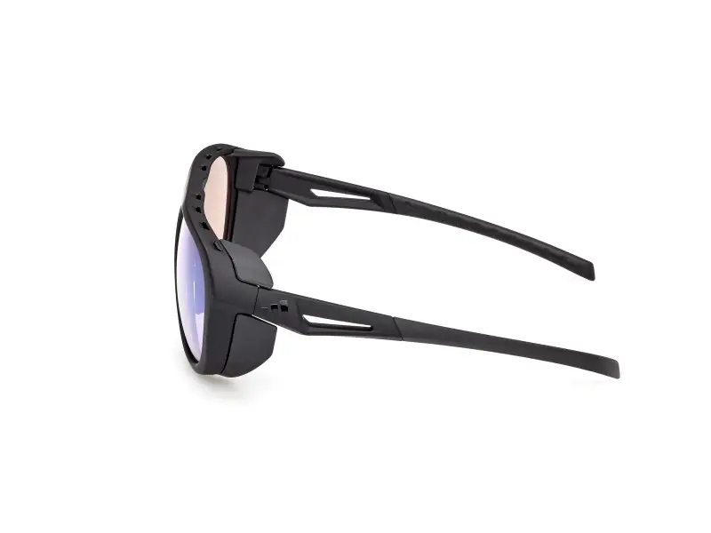 Unisex SP0110 02X Occhiali da sole Iniettato Nero Blu Pilot Fotocromatiche miniatura 3