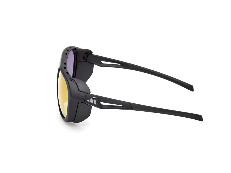 Unisex SP0110 02Z Occhiali da sole Iniettato Nero Viola Pilot Normale miniatura 3