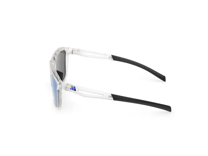 Unisex SP0111 26X Occhiali da sole Iniettato Trasparente Blu Squadrata Normale miniatura 3