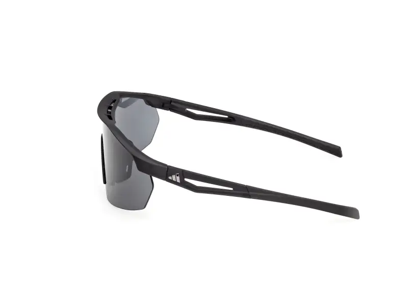 Unisex SP0116 ANEMOS LIGHT S 02A Occhiali da sole Iniettato Nero Fumo Maschera Normale miniatura 3