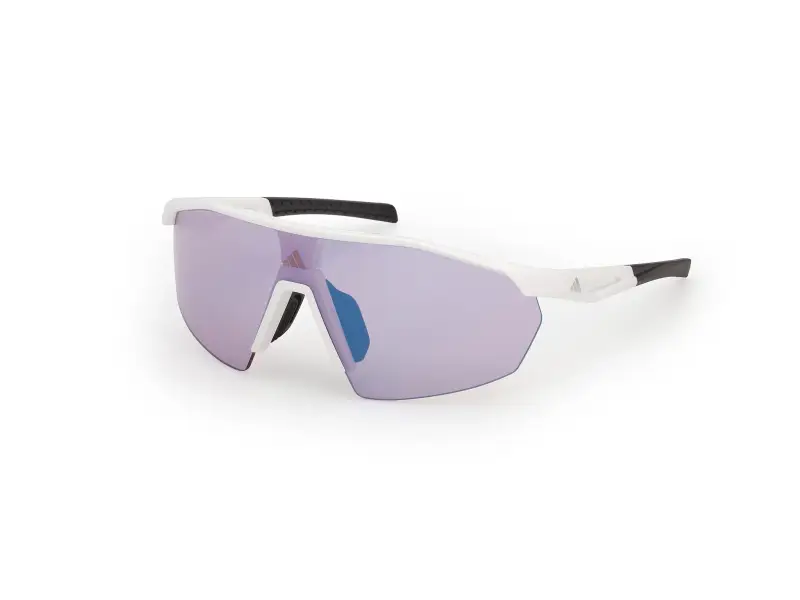 Unisex SP0116 ANEMOS LIGHT S 21X Occhiali da sole Iniettato Bianco Blu Maschera Fotocromatiche