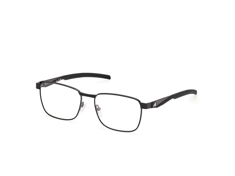 Unisex SP5098 002 Montature da vista Metallo Nero Squadrata Normale