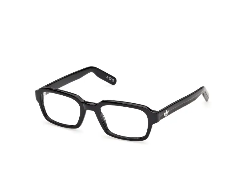 Uomo Adidas Sport OR5146 001 Montature da vista Acetato Nero Geometrica Normale