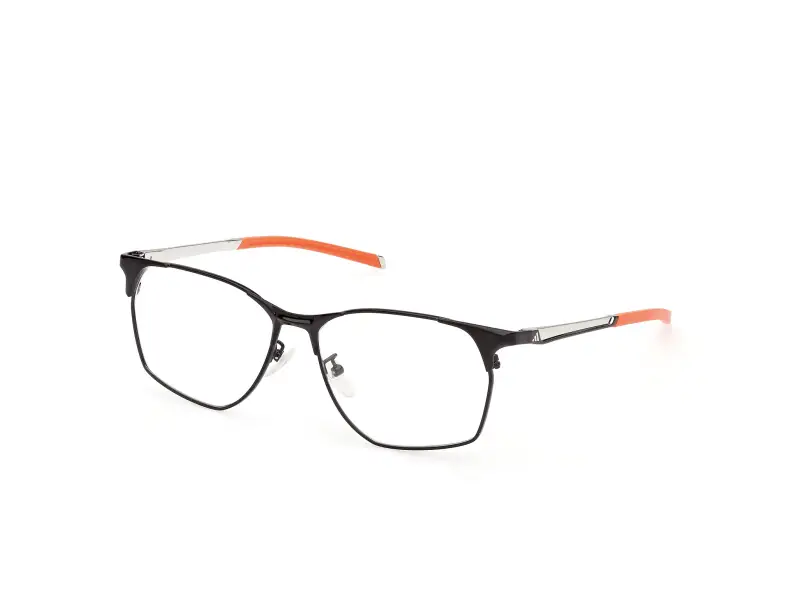 Uomo Adidas Sport SP5111-H 001 Montature da vista Nero Squadrata Normale