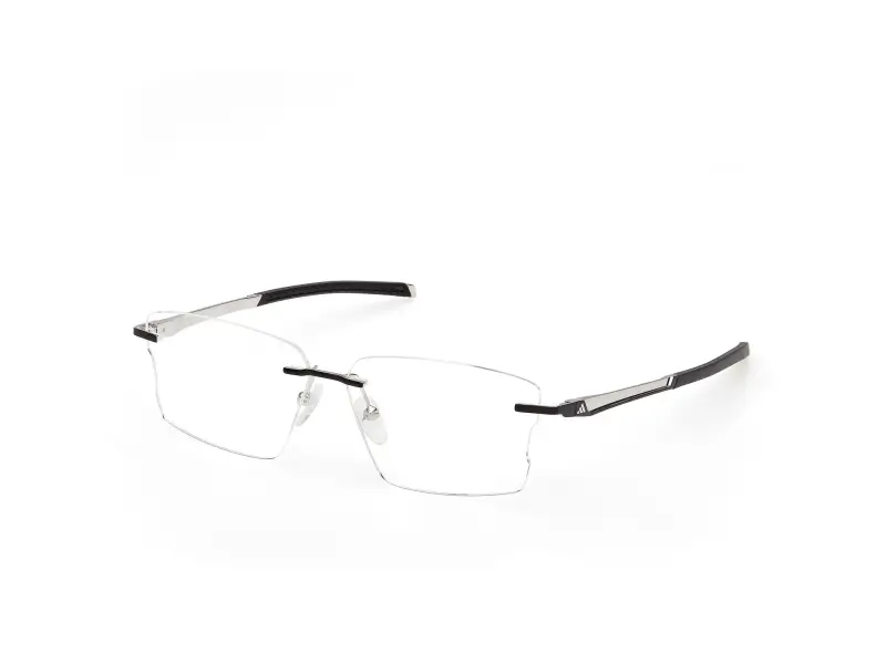 Uomo Adidas Sport SP5112-H 002 Montature da vista Nero Squadrata Normale