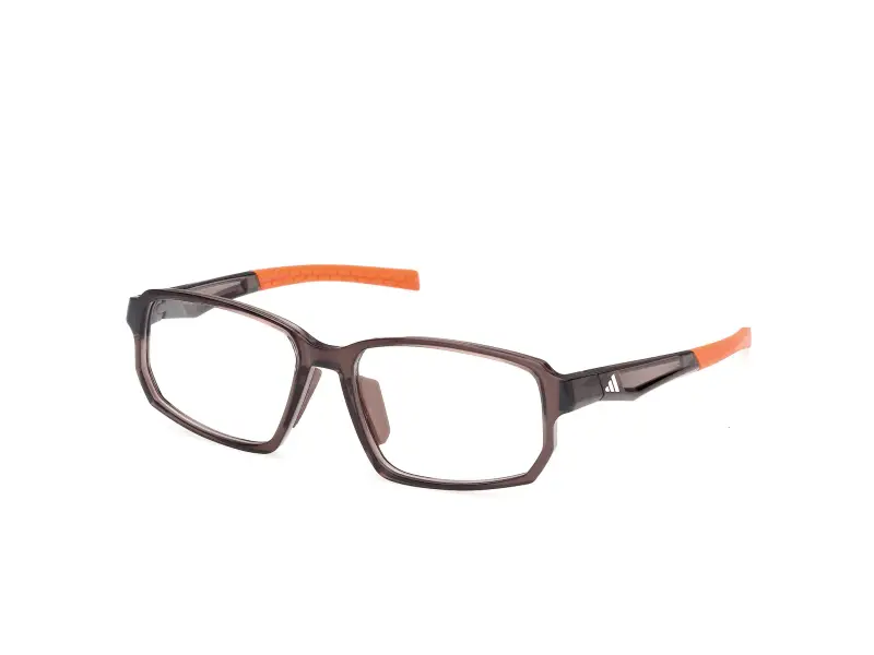 Uomo Adidas Sport SP5116-H 048 Montature da vista Iniettato Marrone Squadrata Normale