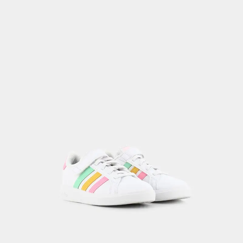 Sportive Adidas da Bambina, bianco miniatura 2