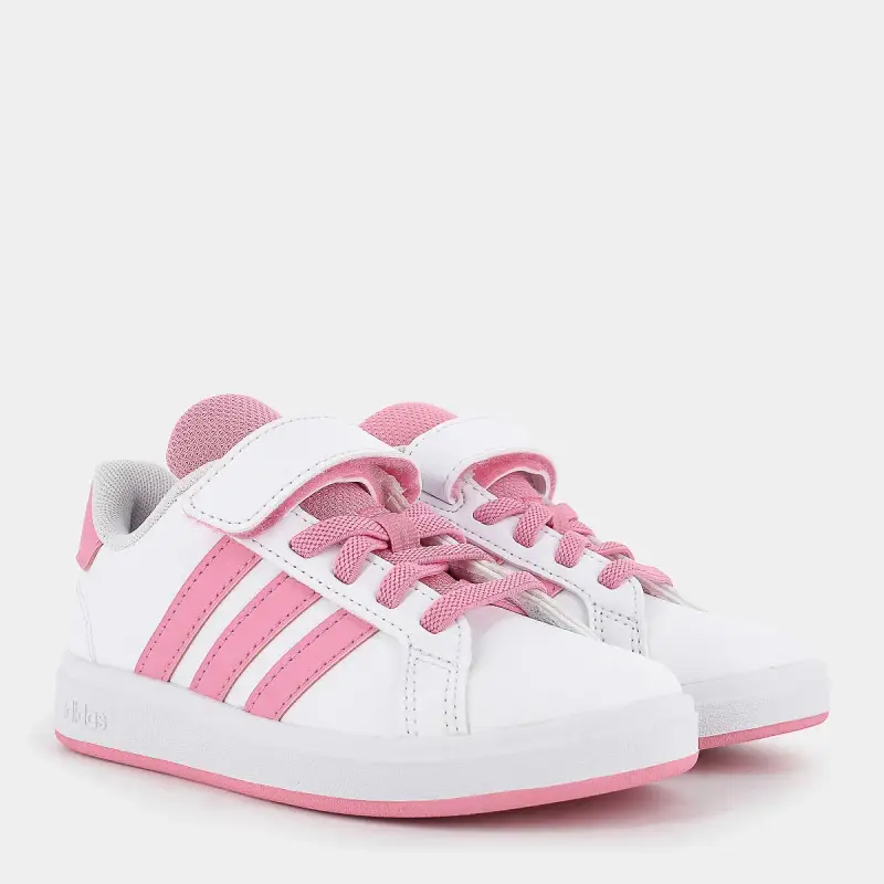 Sportive Adidas da Bambina, bianco miniatura 2
