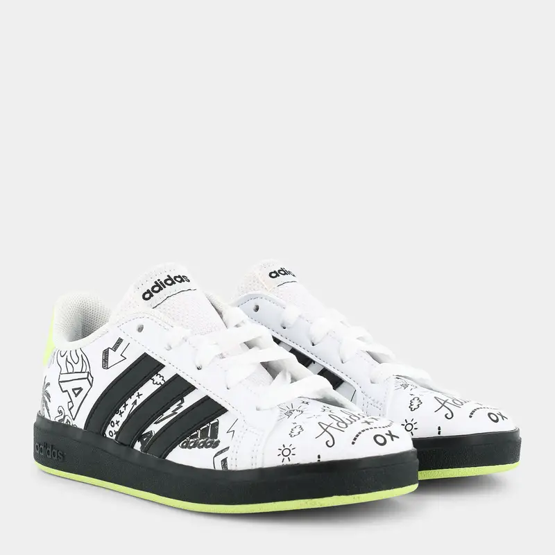 Sportive Adidas da Bambino, bianco miniatura 2
