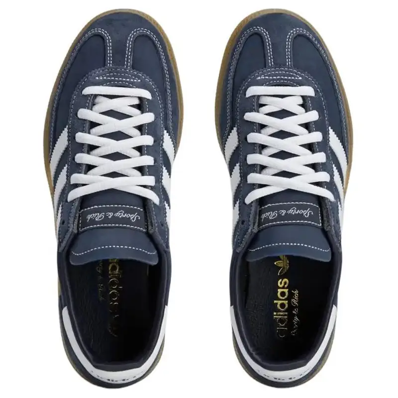 SPORTY & RICH x Adidas Originals HANDBALL SPEZIAL Scarpe da Skateboard Unisex a Caviglia Bassa Resistenti all Abrasione Sneakers Blu JP7066 38 miniatura 5