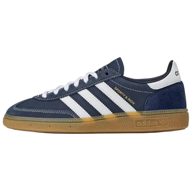 SPORTY & RICH x Adidas Originals HANDBALL SPEZIAL Scarpe da Skateboard Unisex a Caviglia Bassa Resistenti all Abrasione Sneakers Blu JP7066 38