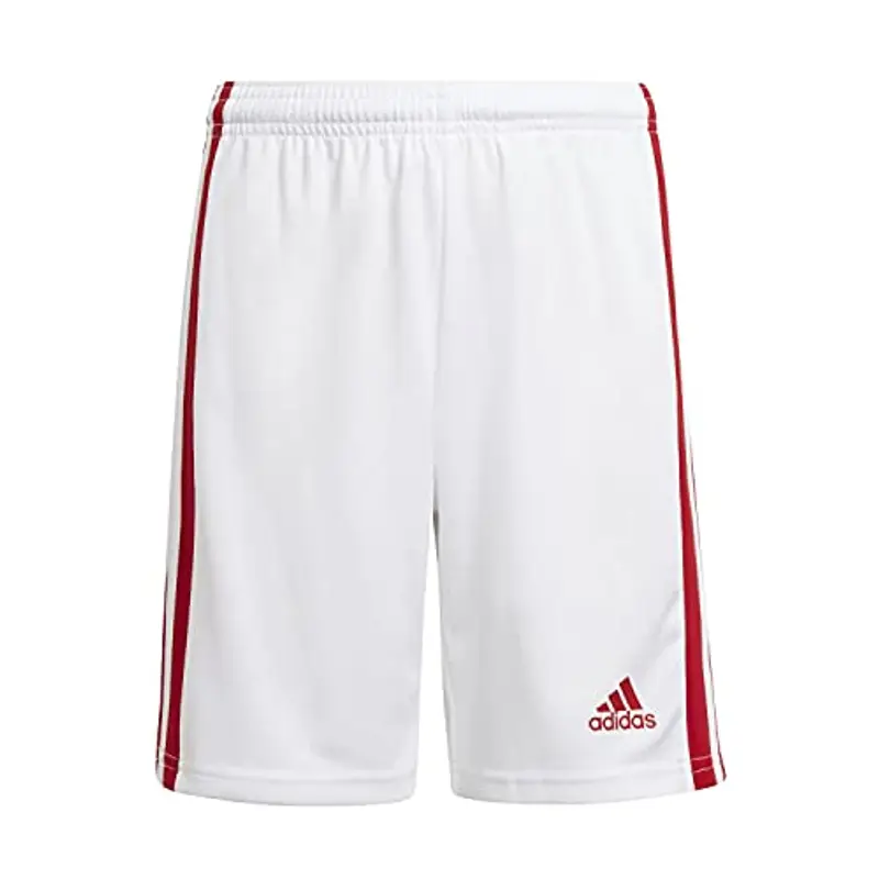 ADIDAS Squadra 21 Shorts Bambino Bianco/Rosso, 13-14 Anni
