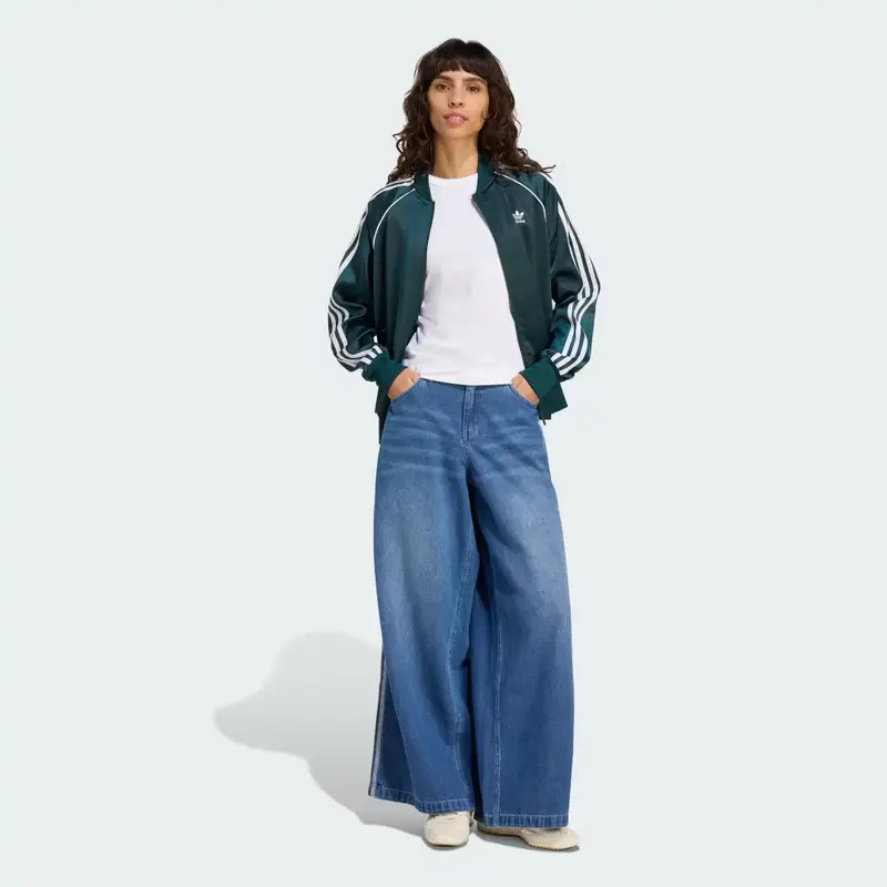 SST Adicolor Satin Giacca da allenamento Aurora Ivy miniatura 3