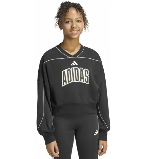 Stadium French Terry Sweat Jr - felpa - ragazza Black