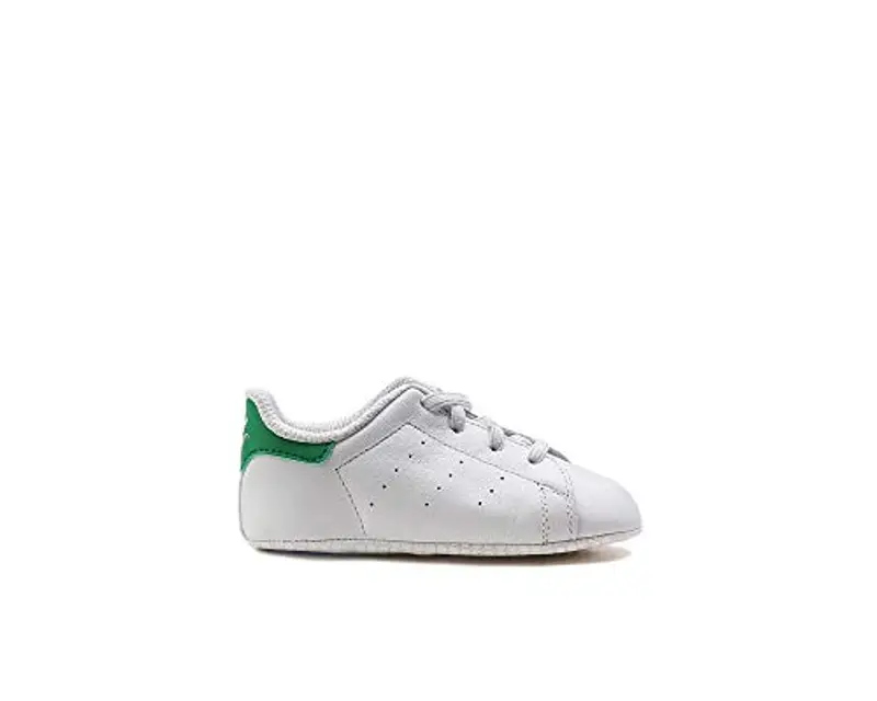 adidas Stan Smith Crib, Sneaker Unisex-Bimbi 0-24, Bianco (Ftwr White/Ftwr White/Green), 21 EU miniatura 2