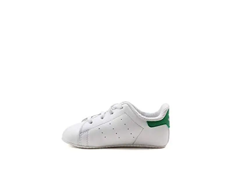 adidas Stan Smith Crib, Sneaker Unisex-Bimbi 0-24, Bianco (Ftwr White/Ftwr White/Green), 21 EU miniatura 3