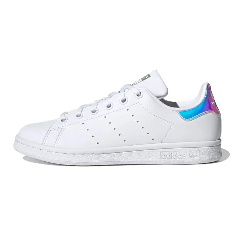 Stan Smith J Bianco Iridescente Sneakers Bambino Bianco Nuvola Argento Metallizzato FX7521 37⅓