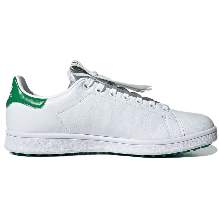 Stan Smith Primegreen Spikeless Bianco Verde Sneakers Unisex Bianco Nuvola Q46252 47⅓ miniatura 2