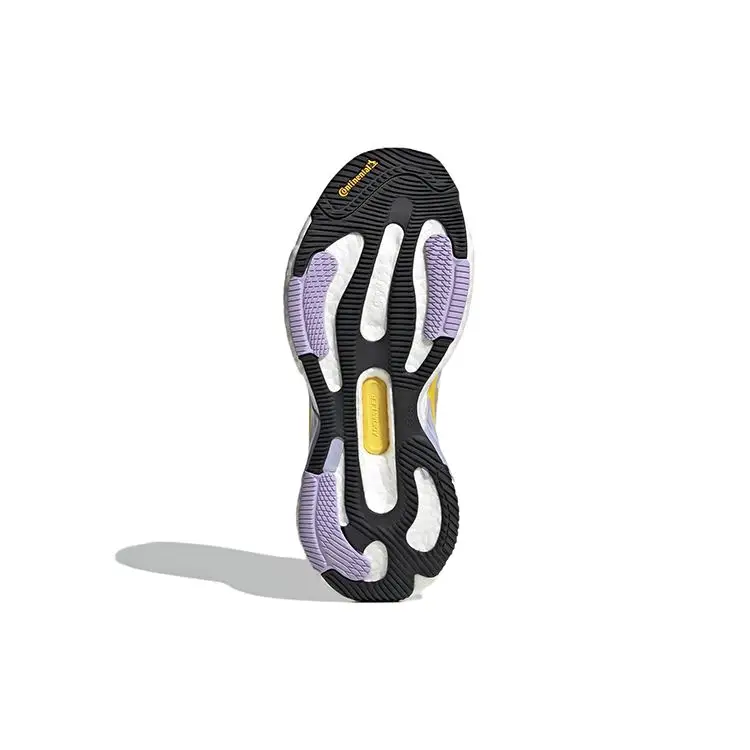 Stella McCartney x adidas SolarGlide Gomma Viola Shift Giallo Sneakers da Donna Marrone GX9861 37⅓ miniatura 4