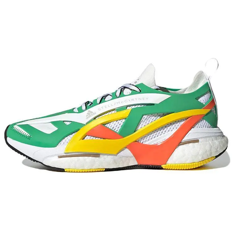 Stella McCartney x adidas SolarGlide Verde Impatto Arancione Sneakers da Donna Bianco Bianco Nuvola Semi-Impatto-Arancione GX9860 38
