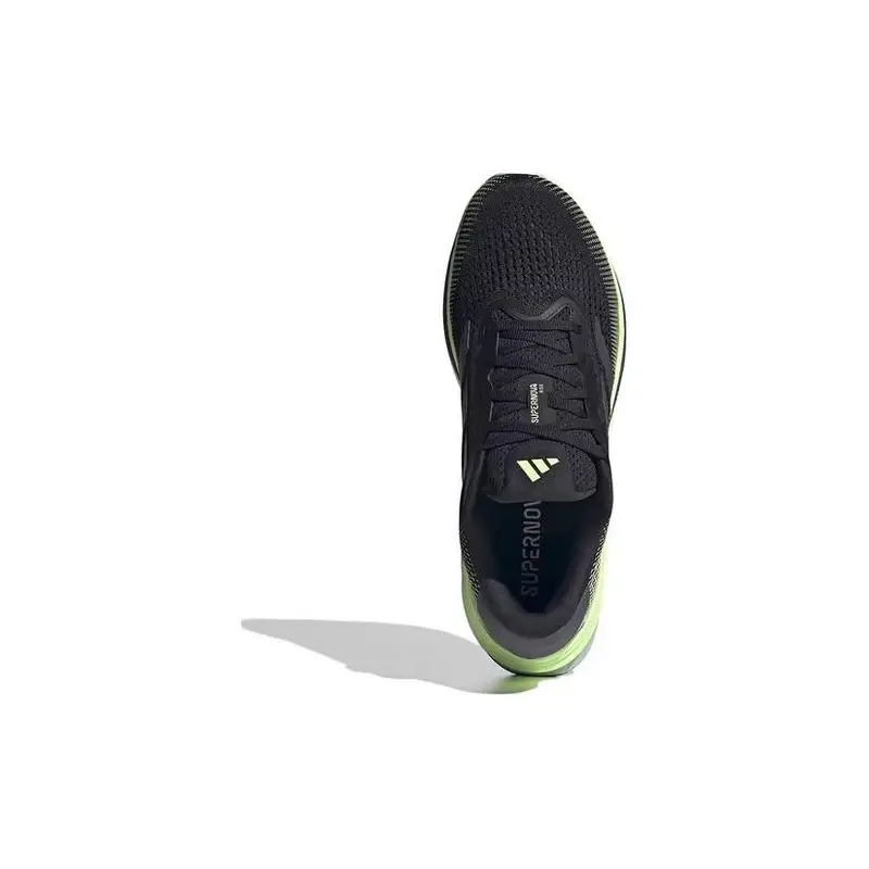Supernova Rise Nero Verde Scintillante Sneakers da Uomo Core-Black Grey-Five IG5846 40 miniatura 2