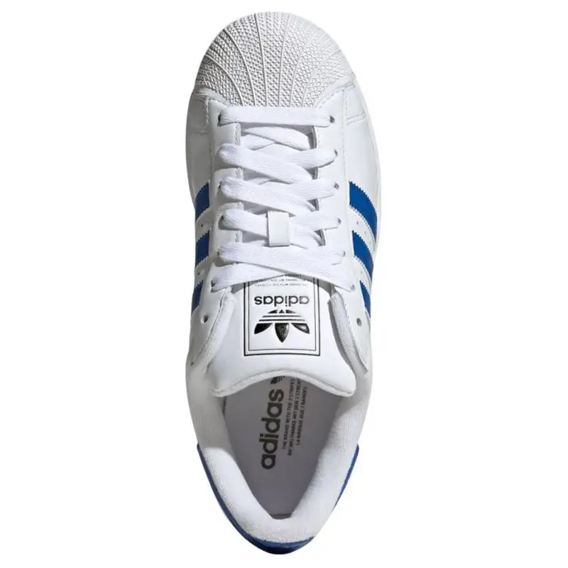 Superstar 2 Bianche Blu Sneakers da Uomo Bianco Nuvola Nero Intenso JQ4729 39⅓ miniatura 2