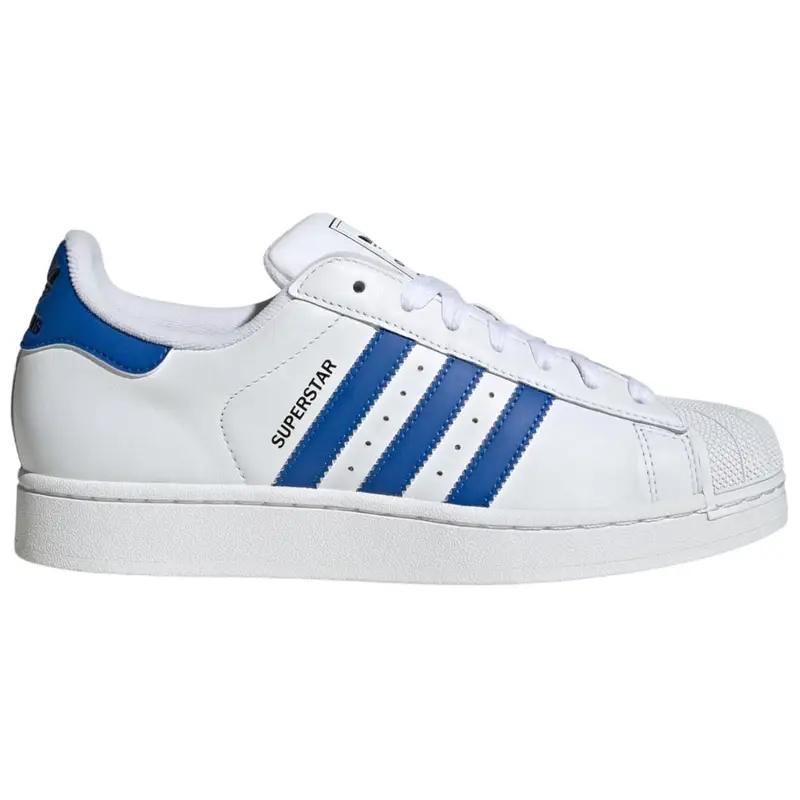 Superstar 2 Bianche Blu Sneakers da Uomo Bianco Nuvola Nero Intenso JQ4729 39⅓ miniatura 3