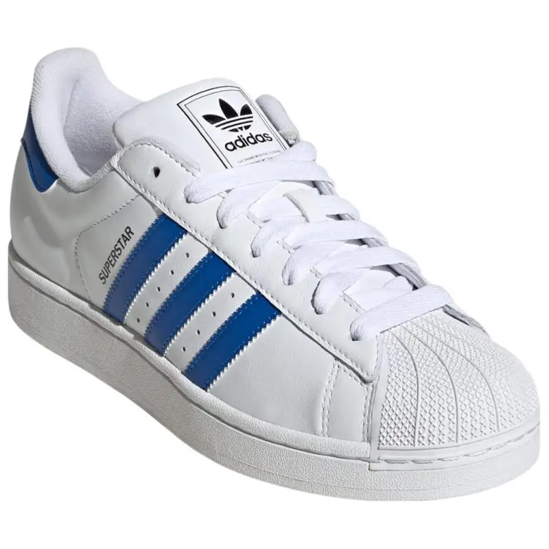 Superstar 2 Bianche Blu Sneakers da Uomo Bianco Nuvola Nero Intenso JQ4729 39⅓ miniatura 4